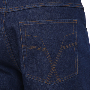Pantalones vaqueros de mezclilla elásticos ignífugos estándar NFPA2112 CAT2 para hombre para pantalones de trabajo de soldadura - Product Image 4