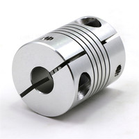 Accouplements flexibles filetés en aluminium (types encodeurs/à serrage/miniatures) pour applications CNC - Longue durée de vie