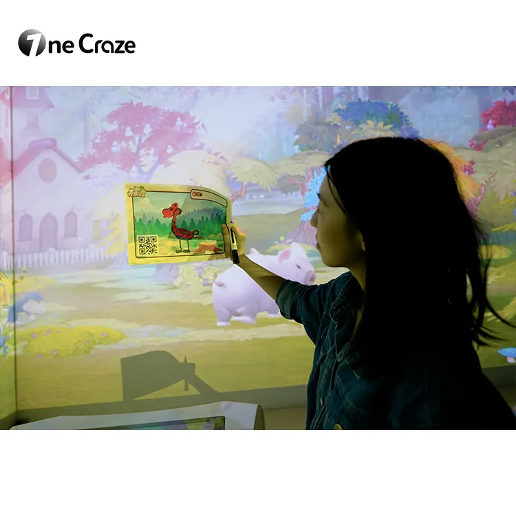 Incredibile pittura magica 3D proiezione interattiva giochi da parete 3D Immersive AR disegnare simulatore giochi interattivi per interni per bambini