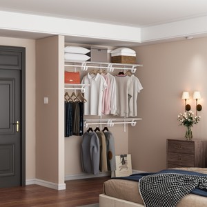 Systèmes de rangement ouverts économiques pour placards avec tringle de <span class=keywords><strong>penderie</strong></span> - Product Image 1