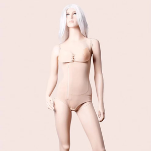 Faja Moldeadora de Compresión con Varillas Etapa 3 de Alta Calidad, Cuello en V, Sin Costuras, Control de Abdomen con Cremallera, Tallas Grandes, Venta Directa de Fábrica - Product Image 1