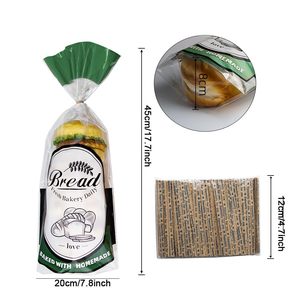 Bolsas <span class=keywords><strong>de</strong></span> Embalaje Personalizadas Transparentes <span class=keywords><strong>de</strong></span> CPP, OPP, PE, Grado Alimenticio, con Sellado <span class=keywords><strong>de</strong></span> 3 Lados, Base Reforzada, para <span class=keywords><strong>Pan</strong></span> <span class=keywords><strong>y</strong></span> Pasteles, para Panadería - Product Image 2