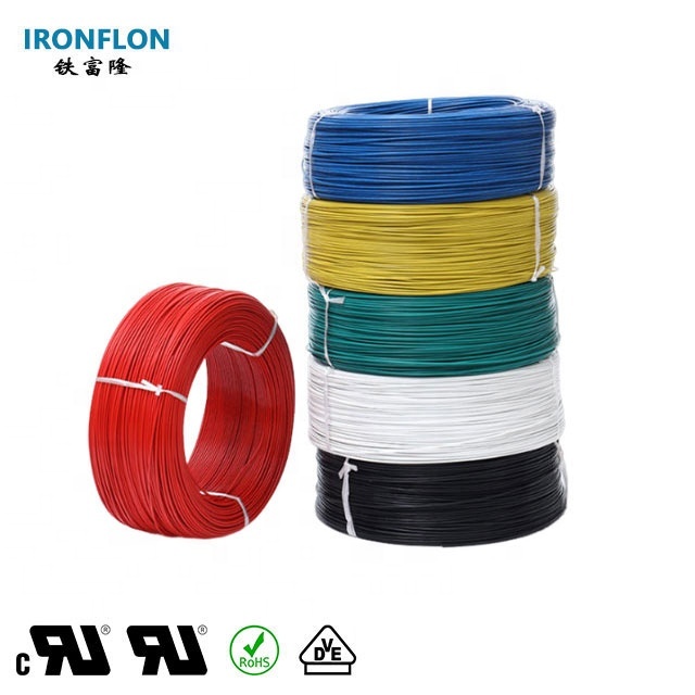 UL1198 14AWG 600V Stranded Nickel Plated PTFE Insulated High Temperature Automotive Heating Electric Wire