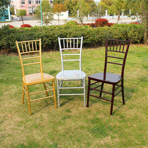 Toptan töreni altın plastik monoblok Chivari sandalye reçine istiflenebilir düğün ziyafet Tiffany Chiavari sandalyeler - Product Image 2