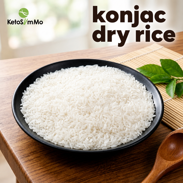 Self Heating Konjac Rice Instant Food Low Carb High Quality Shirataki Dry Rice