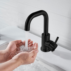 Mitigeur de lavabo de luxe en acier inoxydable à levier unique, nouveau modèle à prix réduit pour salle de bain 20NV5003290 - Product Image 1