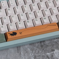 Touches de clavier personnalisées Black Shadow Cat, profil Cherry, sublimation par teinture, avec barre d'espace 6.25u 7u pour clavier mécanique à commutateur MX