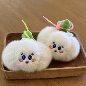 เครื่องตัดเล็บรูปต้นหอมกระเทียมผลไม้พวงกุญแจผ้าฝ้ายสุดสร้างสรรค์ - Product Image 3