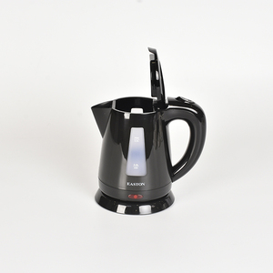 EASTON Compact 0.8 Liter Black Electric <strong>Kettle</strong> 1200W Small Capacity Hotel Tea <strong>Kettle</strong> with Water Level Window and Euro <strong>Plug</strong> - Product Image 2