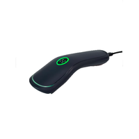 Escáner de Código de Barras Inalámbrico 2D Ligero, Lector de Códigos QR USB con Detección Automática y Modo Continuo para Logística Minorista