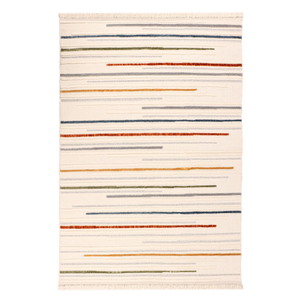 Tapis antidérapant en style kilim tissé Harmony, fabriqué à la machine, 1600 g/m2, 8 mm d'épaisseur, lavable, écologique, polyester, moderne, pour la maison - Product Image 1