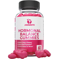 Gummies Équilibre Hormonal : Soutien pour les Femmes (SPM, Régularisation des Menstruations, Ménopause et Humeurs Changeantes) – Complément avec Extrait de Canneberge et Dong Quai