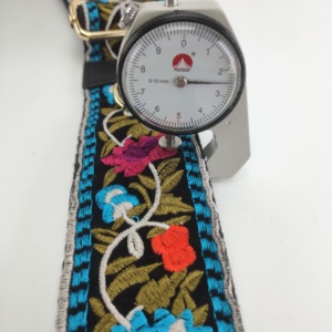 Tali tas kustom tali bahu kulit lebar 5cm yang dapat diatur tali bordir Jacquard - Product Image 6