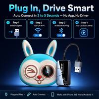 Adaptador Inalámbrico CarPlay, Monitor para Bebés, Dongle CarPlay, OEM, ODM, 6 en 1, Cámara para Auto, Samsung Dex, Paquete Personalizado, Nuevo y Rápido