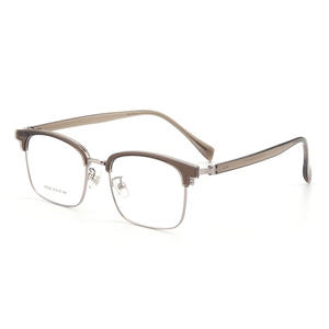 Nouvelles lunettes de style professionnel, monture rectangulaire demi-cerclée, ultra-légères, monture TR, modèle 98328, montures de lunettes unisexes - Product Image 1