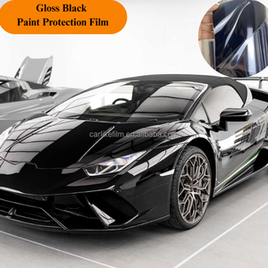 Film de protection de peinture TPU hydrophobe noir brillant, <span class=keywords><strong>auto</strong></span>-nettoyant, pour voiture, PPF - Product Image 2