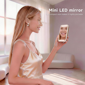 <span class=keywords><strong>Miroir</strong></span> de maquillage tactile POWERME, <span class=keywords><strong>miroir</strong></span> cosmétique pliable rechargeable pour table, <span class=keywords><strong>miroir</strong></span> de maquillage portable avec éclairage LED - Product Image 2