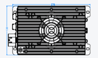 Convertisseur DC-DC embarqué Lincoren OEM 2,5 kW, modèle LK2018, pour voitures, camions, bus, chariots élévateurs, véhicules spéciaux, IP67, CAN, efficacité 94%