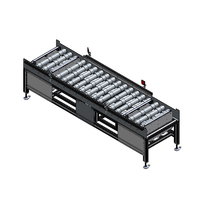 Nouveau Convoyeur à Rouleaux en Acier Inoxydable GUAN RUEI SS41/SUS304 + Module de Transfert (Monocouche) / Logistique Intelligente Multi-Postes