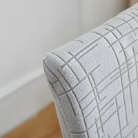 Housse de chaise d'hôtel en jacquard élastique Spandex/Polyester, design moderne épaissi, housse de siège de table à manger universelle monobloc