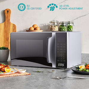 WINNING STAR ST-90501 <span class=keywords><strong>Micro</strong></span>-ondes de table 23L de capacité, 800W, 10 niveaux de puissance, avec minuterie, fonction dégivrage, verrouillage enfant et chauffage rapide - Product Image 3