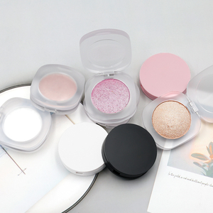 Paleta de maquillaje de marca blanca, resaltador impermeable de alta pigmentación vegana con logotipo personalizado, brillo de larga duración, polvo mineral prensado - Product Image 2