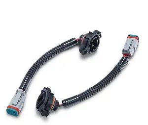 H16至Deutsch雾灯线束适配器，用于汽车售后市场发光二极管灯