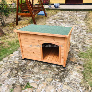 SDD006 Luxury Modern Wooden Dog <b>Bed</b> Insulated Outdoor Kennel Eco-Friendly Pet House Furniture for Large/Medium Dogs All - Product Image 6