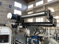 Machine d'enrobage automatique de profilés en placage de bois MDF avec colle PUR
