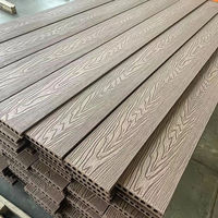 Planches de terrasse en WPC co-extrudé, imperméables, anti-UV, pour extérieur, jardin, balcon, piscine, terrasse