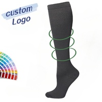 Chaussettes de compression personnalisées pour extérieur, cyclisme, course à pied, fitness, genou, athlétisme, gym, sport