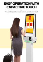 Kiosque de commande et de paiement en libre-service Sinmar 24 pouces, fabricant de kiosques de point de vente tout-en-un Windows Android pour restaurant