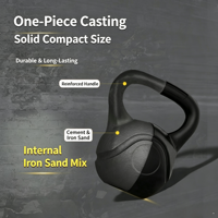 Kettlebell en PVC pour l'entraînement musculaire à domicile, la musculation et le fitness