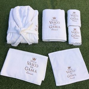 Accappatoio <span class=keywords><strong>e</strong></span> asciugamano da donna in cotone di lusso per Hotel - Product Image 1