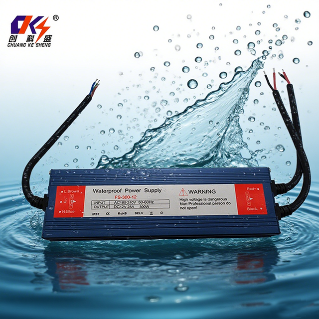 Factory Direct Sales IP67 LED Driver Waterproof 12V 25A 300W LED Switching Power Supply for Strip Light