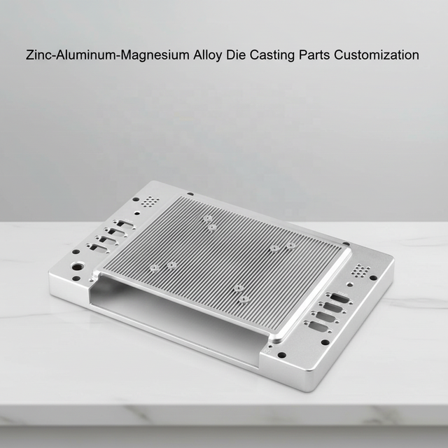 Zinc Aluminum Magnesium Alloy Die Casting Electronic Shell Custom Precision Die Cast Parts with Good Surface Finishes