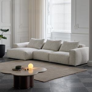 Sofá Modular Moderno en Esquina para Sala de Estar, Juego de Muebles de Salón, Sofá Seccional en Forma de L con Tela Tecnológica Nórdica - Product Image 2