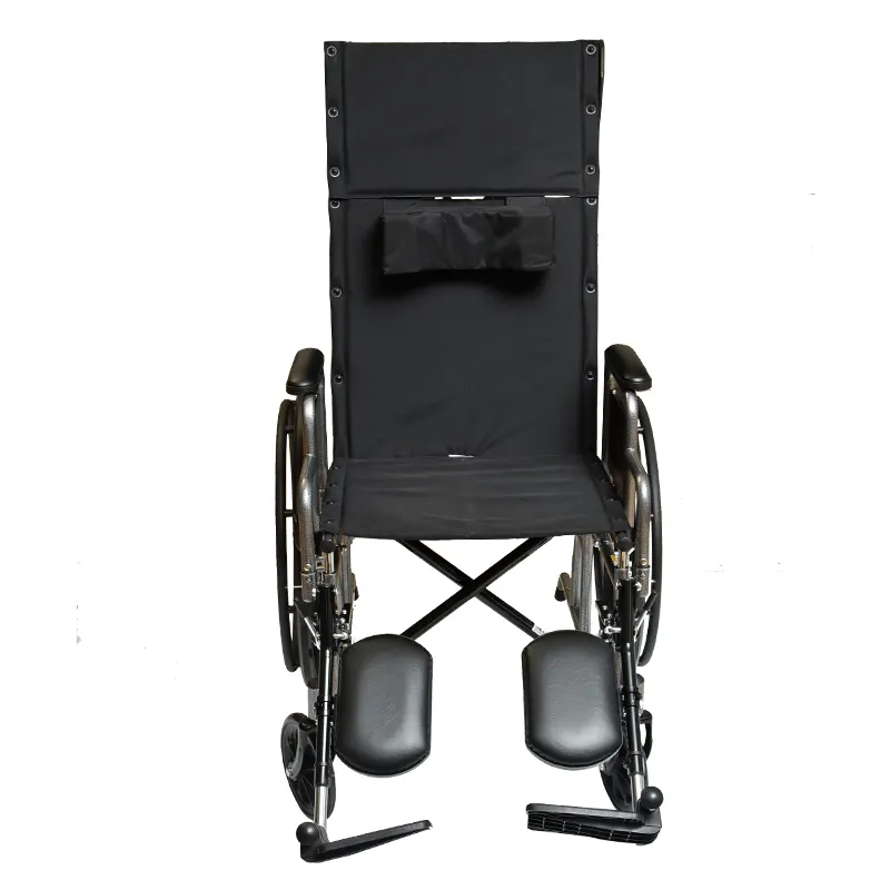 Klv W70 — fauteuil roulant manuel inclinable, avec repose-pieds amovible, avec guidon en plastique, de haute qualité