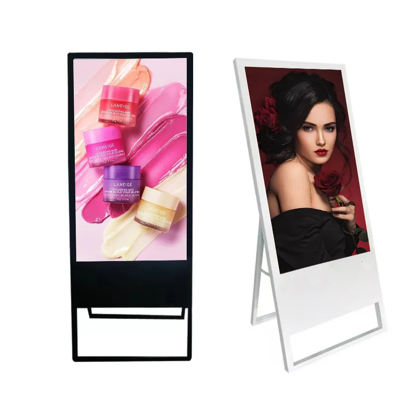 32 inch xách tay kỹ thuật số biển quảng cáo LCD hiển thị đầy đủ màn hình một Loại màn hình cảm ứng kỹ thuật số Áp phích LCD hiển thị kỹ thuật số