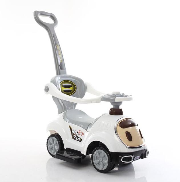 Factory Wholesale Cheap Price 3 in 1 Plastic Kids Swing Car/ Twist Car/ Baby Stroller with Push bar