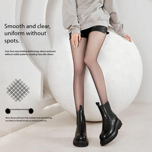 Collants classiques polyvalents ultra-fins et transparents pour femme, printemps-été, couleur chair, invisibles, anti-accroc, antidérapants, amincissants, noirs, sexy - Product Image 6