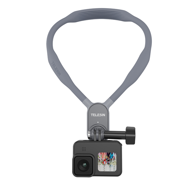 Telesin Action Sports Camera Accessories Neck Strap Magnetic Rotation Mount for Hero 13 /DJI/Insta360 Ace and Cellphone