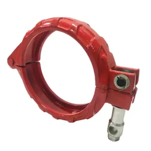 DN125混凝土泵车动臂泵用红色混凝土泵螺栓夹