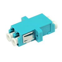 Adaptateur de fibre optique intérieur à faible perte de signal SC LC ST FC en option, coupleur simple ou double pour réseau d'accès FTTH