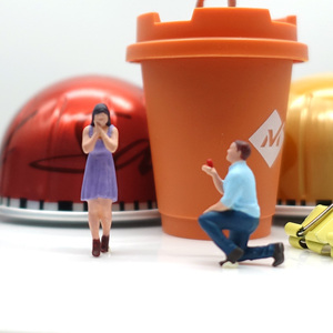 IOTA 3 Pares de Figuras de Acción Personalizadas a Escala 1/64 de 2.6 cm, Juego de 4 Piezas, Modelo para Amantes de las Mesas de Arena, Juguetes, Maquetas Arquitectónicas a Escala - Product Image 1