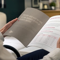 Fil de fer à spirale Catalogue de magazines publicitaires Brochure Brochure Reliure à bobine Service d'impression de livres