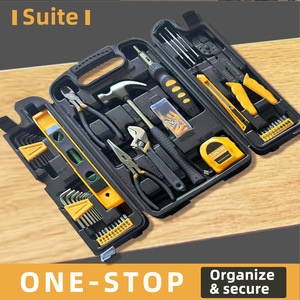 129Pc Combination Tool Kit Set With Hammer Pliers Wrench Level Tape Measure For Home Use - Product Image 4