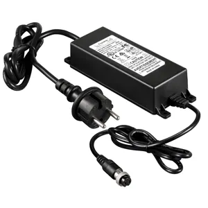 Cargador de batería de litio sellado automático UL CE, 24V, 12V, 36V, 48V, 60V, resistente al agua