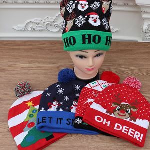 Gorros Navideños LED, Gorro de Punto con Luces de Navidad, Gorro de Invierno para Niños y Adultos, Gorro Cálido para Fiestas Navideñas - Product Image 6