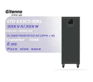 ShenZhenメーカーは、電気UPS用の3相30KVA40KVA60KVAオンライン無停電電源装置30KWをアップグレードします